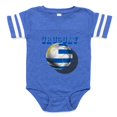 thumbnail image 1 of CafePress - Uruguay Soccer Ball - Cute Infant Baby Football Bodysuit, 1 of 3