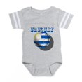 thumbnail image 1 of CafePress - Uruguay Soccer Ball - Cute Infant Baby Football Bodysuit, 1 of 3