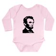 thumbnail image 1 of CafePress - Us President Abraham Lincoln Body Suit - Long Sleeve Cotton Baby Bodysuit, 1 of 4