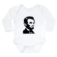 thumbnail image 1 of CafePress - Us President Abraham Lincoln Body Suit - Long Sleeve Cotton Baby Bodysuit, 1 of 4