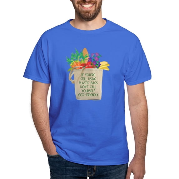 CafePress - Use Eco Friendly Tote Bags Dark T Shirt - Men's Classic Graphic Cotton T-Shirt