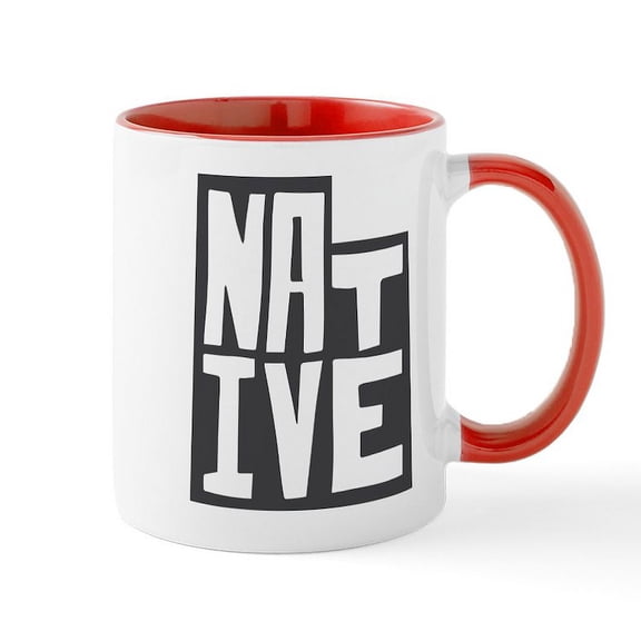 CafePress - Utah Native - 11 oz Ceramic Mug - Novelty Coffee Tea Cup