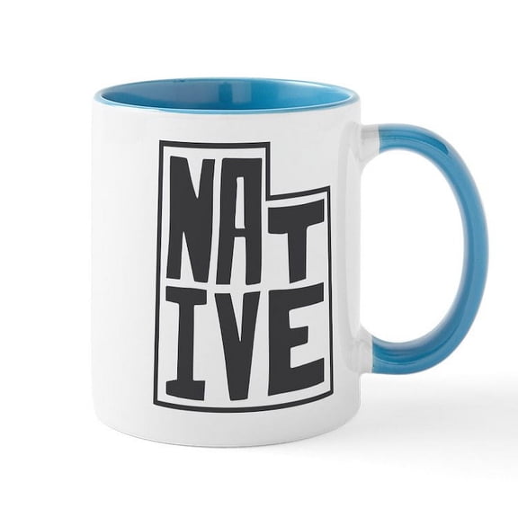 CafePress - Utah Native - 11 oz Ceramic Mug - Novelty Coffee Tea Cup