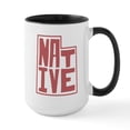 thumbnail image 1 of CafePress - Utah Native - 15 oz Ceramic Large White Novelty Mug, 1 of 4