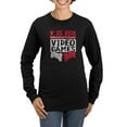 thumbnail image 1 of CafePress - V Is For Video Games Valentine Long Sleeve T Shirt - Women's Long Sleeve Graphic Tee Casual Fit, 1 of 4