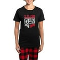 thumbnail image 1 of CafePress - V Is For Video Games Valentines Day Gamer Pajamas - Women's Short Sleeve Print T-Shirt and Pants Dark Cotton Pajama Set, 1 of 7