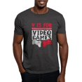 thumbnail image 1 of CafePress - V Is For Video Games Valentines Day Gamer T Shirt - Men's Classic Graphic Cotton T-Shirt, 1 of 4