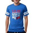thumbnail image 1 of CafePress - V Is For Video Games Valentines Day Gamer T Shirt - Mens Football Shirt, 1 of 4