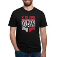 thumbnail image 1 of CafePress - V Is For Video Games Valentines Day Gamer T Shirt - Mens Tri-blend T-Shirt, 1 of 4