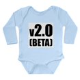 thumbnail image 1 of CafePress - V2.0_Beta Body Suit - Long Sleeve Cotton Baby Bodysuit, 1 of 4