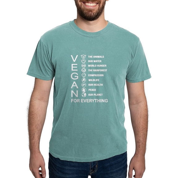 CafePress - VEGAN FOR EVERYTHING T Shirt - Mens Comfort Colors Shirt