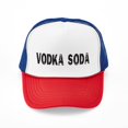 thumbnail image 1 of CafePress - VODKA SODA - Adjustable Unisex Printed Trucker Hat with Mesh Back, 1 of 10