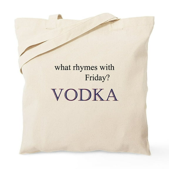 CafePress - VODKA Tote Bag - Unisex Canvas Tote Bag, Beige, 1-Piece