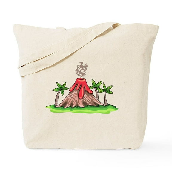 CafePress - VOLCANO Tote Bag - Unisex Canvas Tote Bag, Beige, 1-Piece