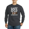 thumbnail image 1 of CafePress - VOTE Like Your Rights Depend O Long Sleeve T Shirt - Long Sleeve Dark T-Shirt, 1 of 4