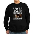 thumbnail image 1 of CafePress - VOTE Like Your Rights Depend On It Sweatshirt - Classic Crew Neck Sweatshirt, 1 of 4