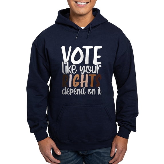 CafePress - VOTE Like Your Rights Depend On It Sweatshirt - Pullover Hoodie, Classic, Comfortable Hooded Sweatshirt
