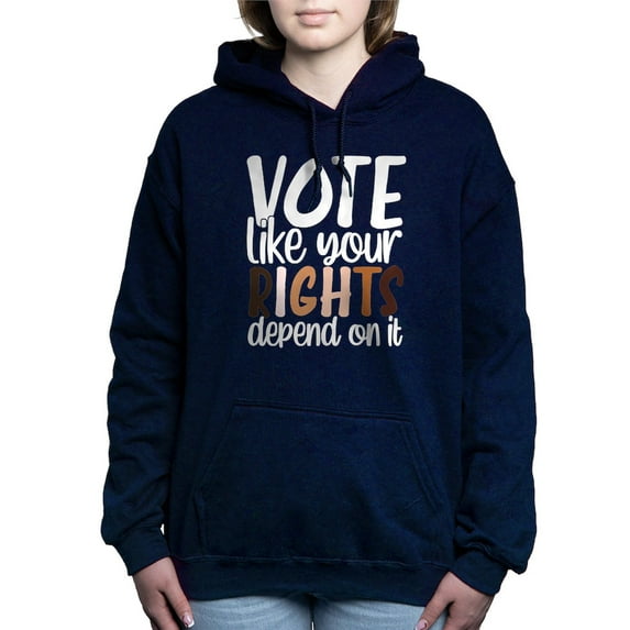 CafePress - VOTE Like Your Rights Depend On It Sweatshirt - Pullover Hoodie, Classic & Comfortable Hooded Sweatshirt