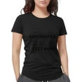 thumbnail image 1 of CafePress - Vaccinated 6 Feet Womens Tri Blend T Shirt - Womens Tri-blend T-Shirt, 1 of 1