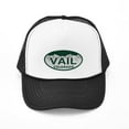 thumbnail image 1 of CafePress - Vail Colo License Plate - Adjustable Unisex Printed Trucker Hat with Mesh Back, 1 of 8