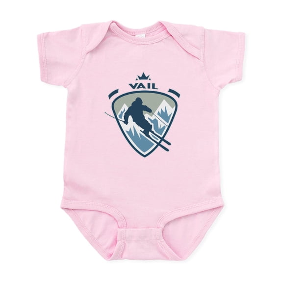 CafePress - Vail Infant Bodysuit - Baby Light Bodysuit, Size Newborn - 24 Months