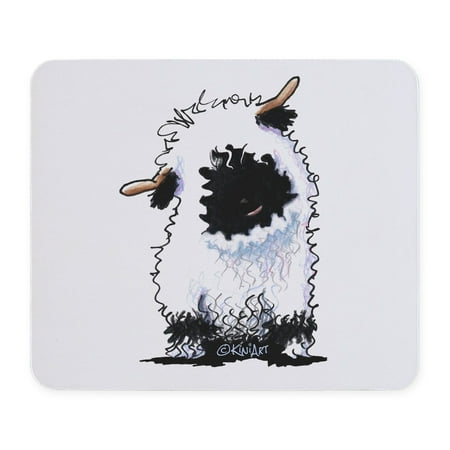 CafePress - Valais Blacknose Sheep Mousepad - Non-slip Rubber Mousepad, Gaming Mouse Pad