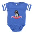 thumbnail image 1 of CafePress - Valentine Beagle - Cute Infant Baby Football Bodysuit, 1 of 3