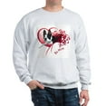 thumbnail image 1 of CafePress - Valentine Boston Terrier Sweatshirt - Crew Neck Sweatshirt, 1 of 4