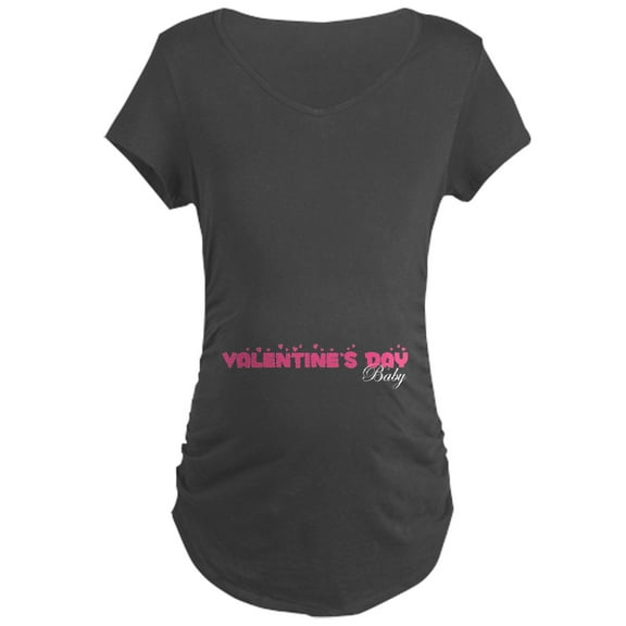 CafePress - Valentine's Day Baby Maternity Dark T Shirt - Maternity Dark T-Shirt