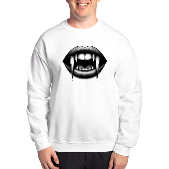 CafePress - Vampire Bite Sweatshirt - Crew Neck Sweatshirt