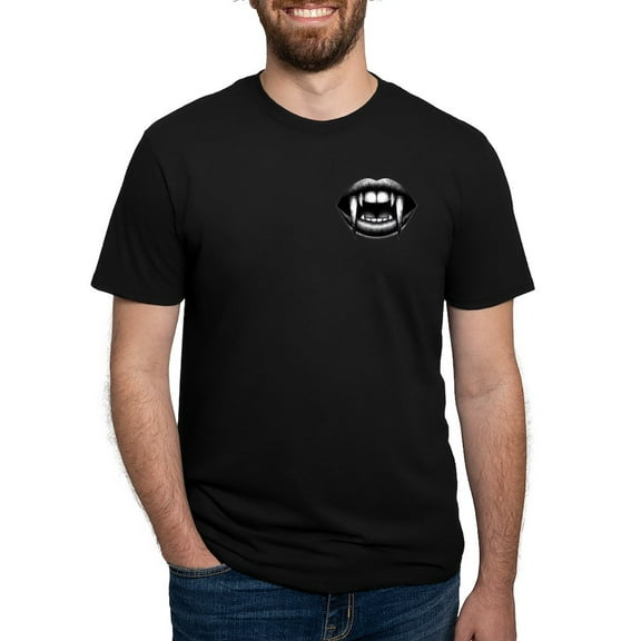 CafePress - Vampire Bite T Shirt - Mens Tri-blend T-Shirt