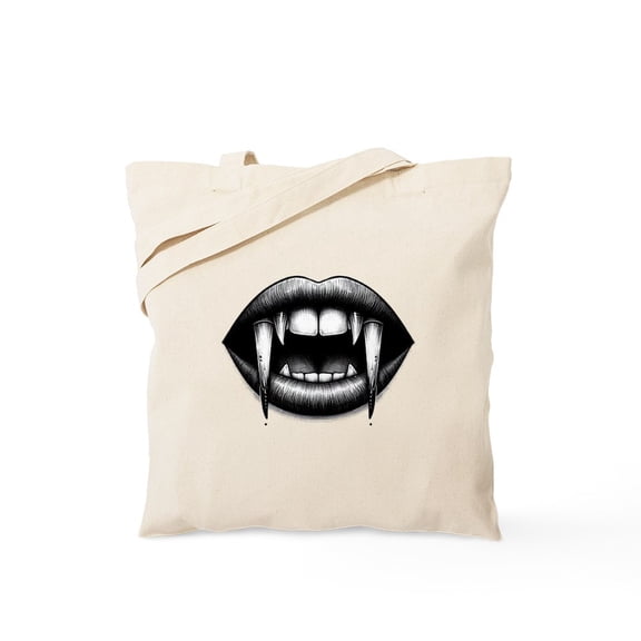 CafePress - Vampire Bite - Unisex Canvas Tote Bag, Beige, 1-Piece