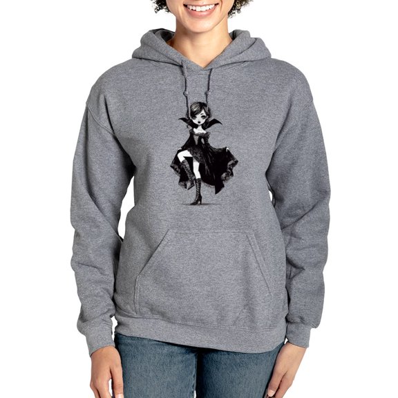 CafePress - Vampire Girl Sweatshirt - Pullover Hoodie, Classic & Comfortable Hooded Sweatshirt