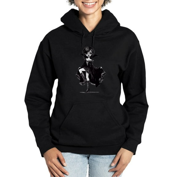 CafePress - Vampire Girl Sweatshirt - Pullover Hoodie, Classic & Comfortable Hooded Sweatshirt