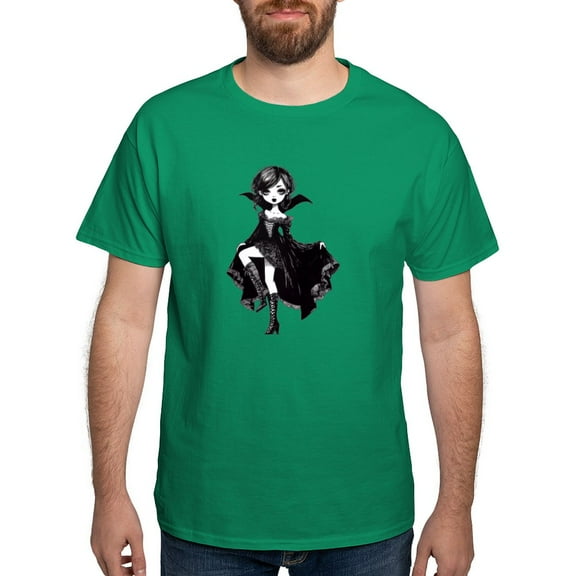 CafePress - Vampire Girl T Shirt - Men's Classic Graphic Cotton T-Shirt