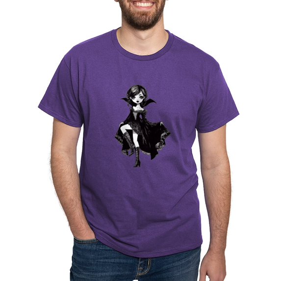 CafePress - Vampire Girl T Shirt - Men's Classic Graphic Cotton T-Shirt