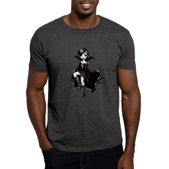 CafePress - Vampire Girl T Shirt - Men's Classic Graphic Cotton T-Shirt