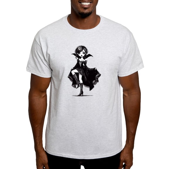 CafePress - Vampire Girl T Shirt - Men's Classic Graphic T-Shirt