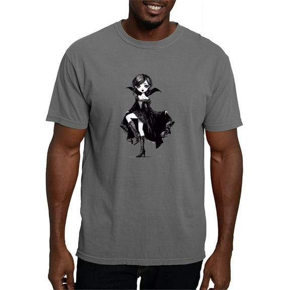 CafePress - Vampire Girl T Shirt - Mens Comfort Colors Shirt