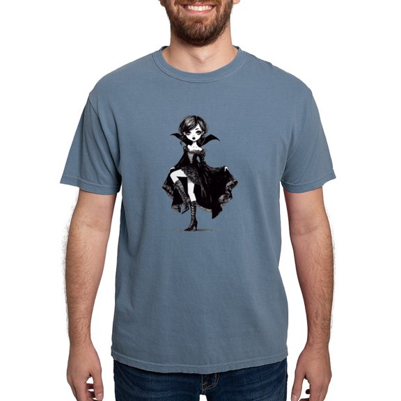 CafePress - Vampire Girl T Shirt - Mens Comfort Colors Shirt