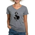 thumbnail image 1 of CafePress - Vampire Girl T Shirt - Women's V-Neck Dark T-Shirt, 1 of 4