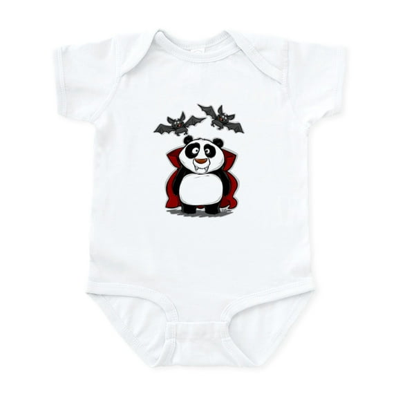 CafePress - Vampire Panda Infant Bodysuit - Baby Light Bodysuit, Size Newborn - 24 Months