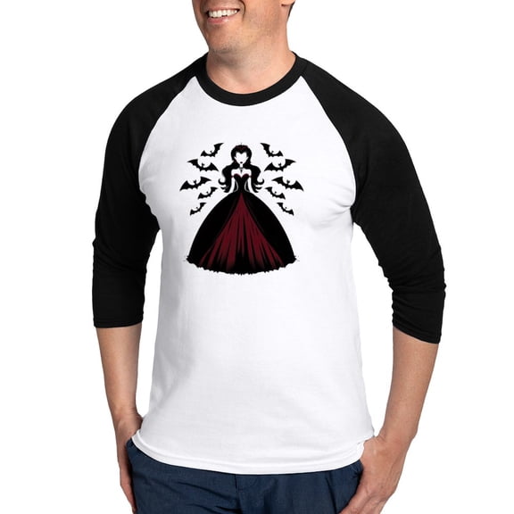 CafePress - Vampire Queen - Cotton Baseball Jersey, 3/4 Raglan Sleeve Shirt