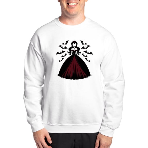 CafePress - Vampire Queen - Crew Neck Sweatshirt
