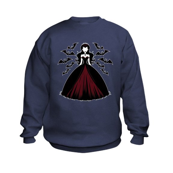 CafePress - Vampire Queen - Kids Sweatshirt, Youth Crew Neck Sweatshirt