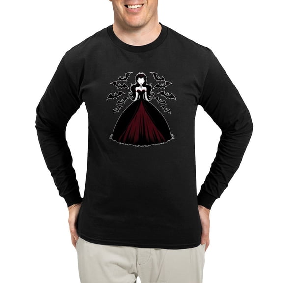 CafePress - Vampire Queen Men's Long Sleeve T Shirt - Long Sleeve Dark T-Shirt