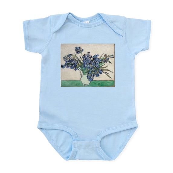 CafePress - Van Gogh Irises Infant Bodysuit - Baby Light Bodysuit, Size Newborn - 24 Months