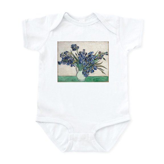 CafePress - Van Gogh Irises Infant Bodysuit - Baby Light Bodysuit, Size Newborn - 24 Months
