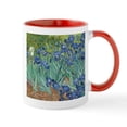 thumbnail image 1 of CafePress - Van Gogh Irises Mugs - 11 oz Ceramic Mug - Novelty Coffee Tea Cup, 1 of 4