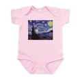 thumbnail image 1 of CafePress - Van Gogh Starry Night Body Suit - Baby Light Bodysuit, Size Newborn - 24 Months, 1 of 4